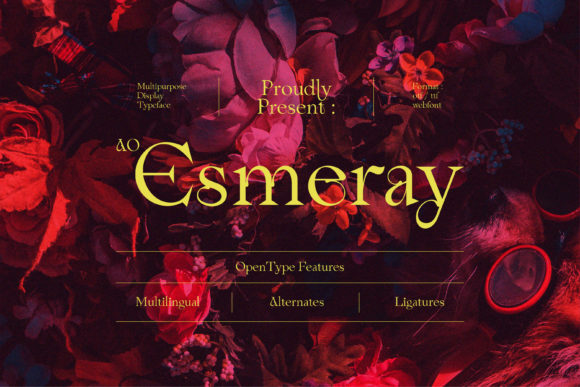 AO Esmeray: A Modern Serif Font for Stylish Design