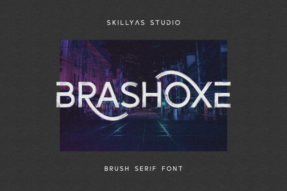 Brashoxe: A Modern Display Font for Creative Excellence