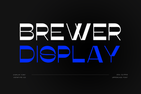 Brewer Display: A Retro-Inspired Font for Modern Design