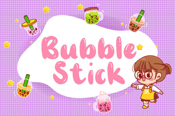 Bubble Stick: A Bubbly Font for Creative Expression