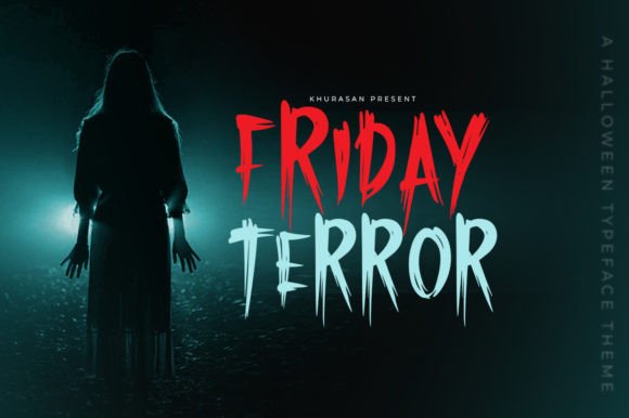 Friday Terror: A Bold Font for Horror-Inspired Design