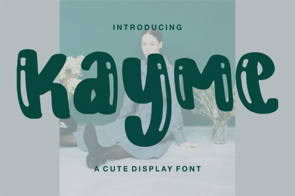 Kayme: A Modern, Whimsical Display Font for Creative Expression