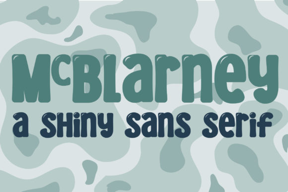 McBlarney: A Unique Display Font for Modern Design and Branding