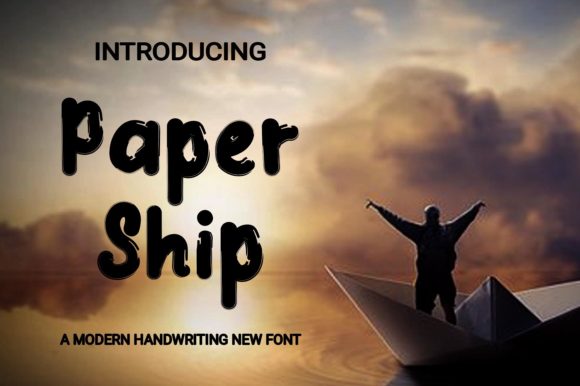 Paper Ship: A Cute and Casual Display Font