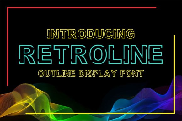 Retroline: A Bold, Discontinuous Vertical Line Font for Modern Design Workflows