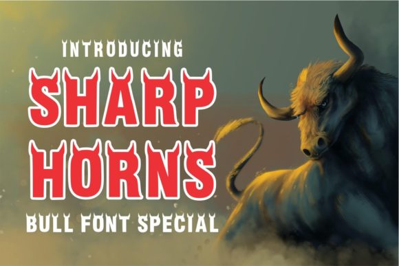 Sharp Horns: Bold Typography for Every Vision