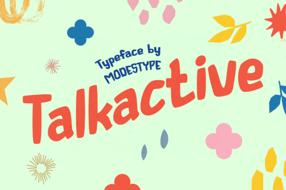 Talkactive: A Friendly Font for Creative Projects