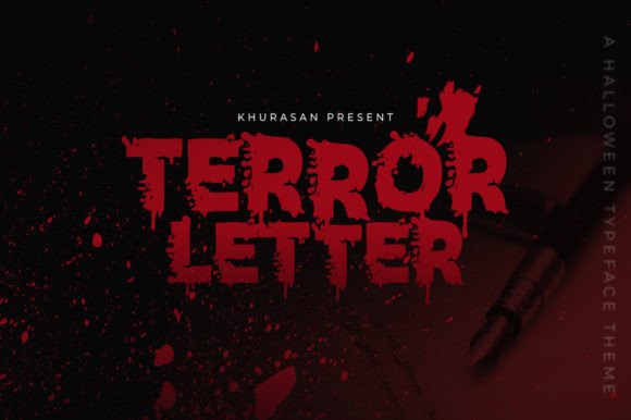 Terror Letter: A Spooky Display Font for Halloween and Beyond