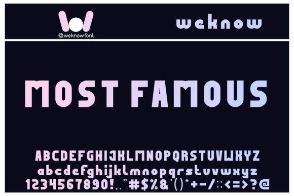 The Future of Typography: Exploring the Most Famous and Most Famous Font