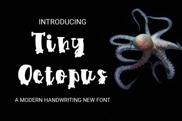 Tiny Octopus: A Cute and Casual Display Font for Every Creative