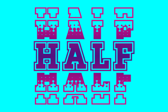 Why Half and Half is the Ultimate Display Font for Modern Creators